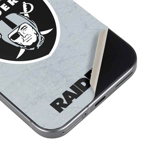 NFL Las Vegas Raiders - Alternate Distressed Google Pixel 9 Skin
